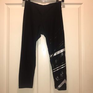 90 Degrees Striped Leg Workout Leggings